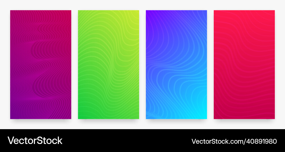 Modern colorful gradient background with wave Modern colorful gradient background with wave vector image