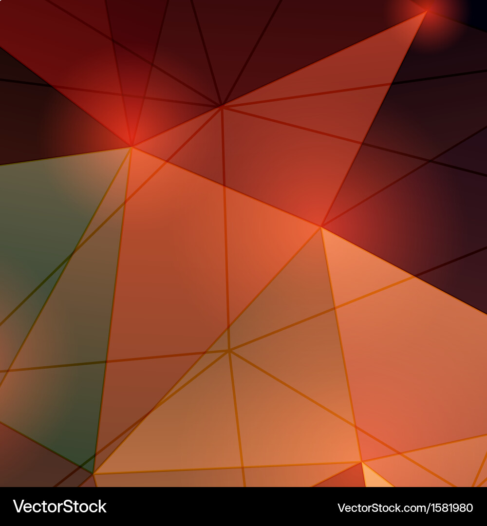 Multicolored triangle abstract background vector image