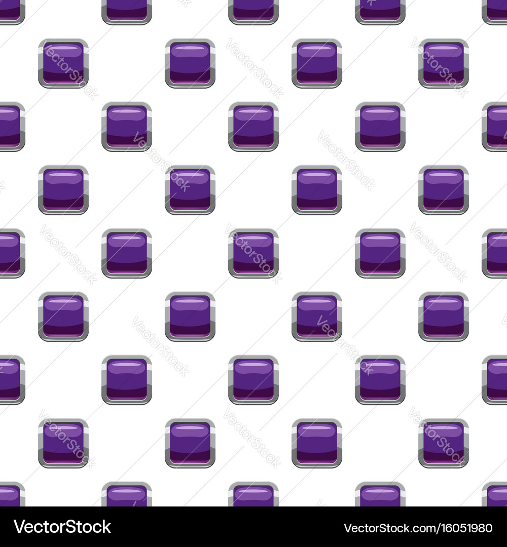 Violet square button pattern vector image
