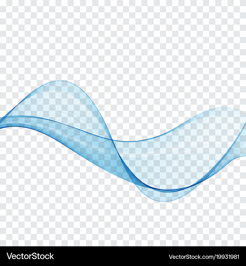 Blue Wave Abstract Background Vector Image