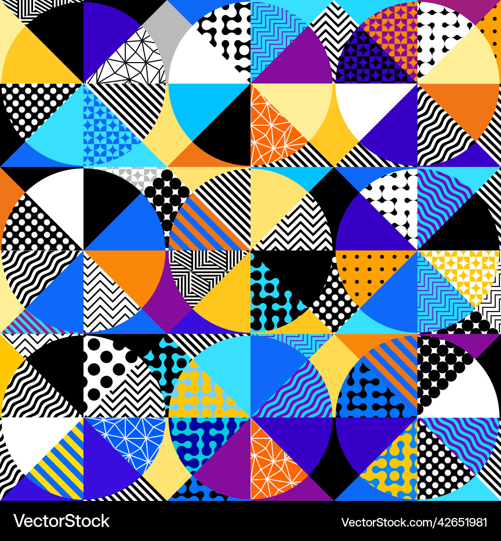 Geometric abstract pattern intersection style Geometric abstract pattern intersection style vector image