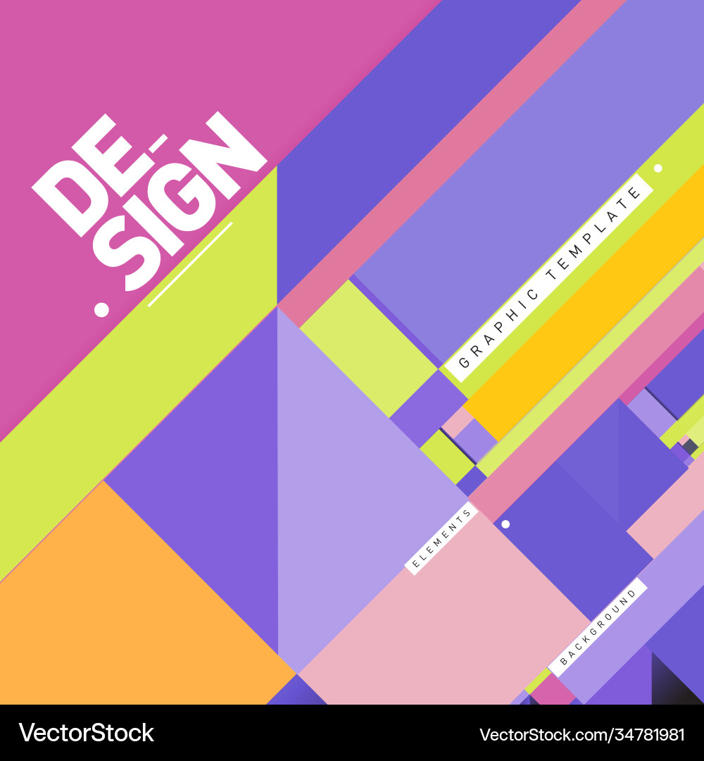 Modern colorful background material design Modern colorful background material design vector image