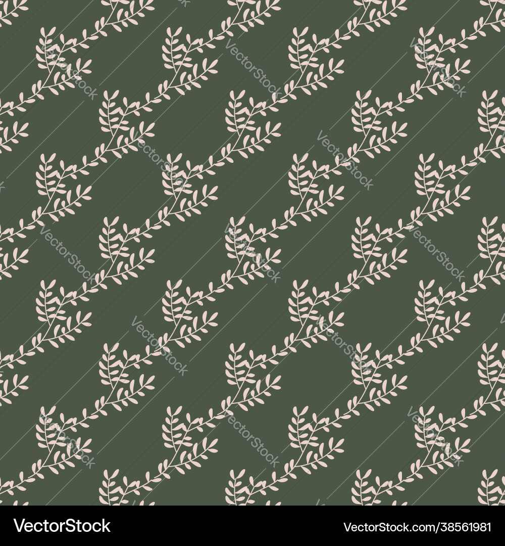 Seamless pattern with spring twigs Vector Image