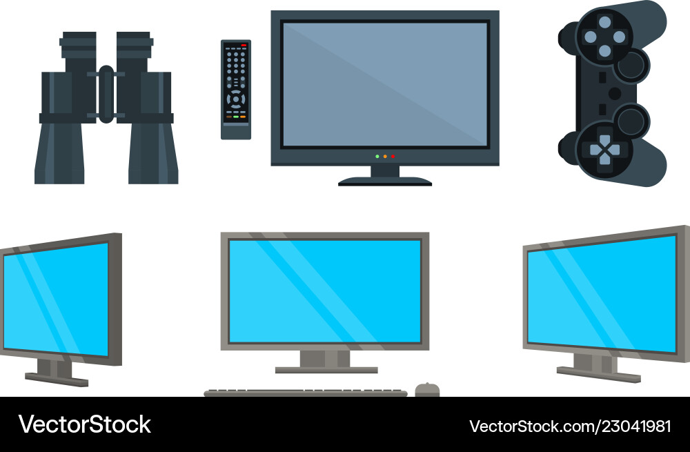 Server administration icons computer security vector image
