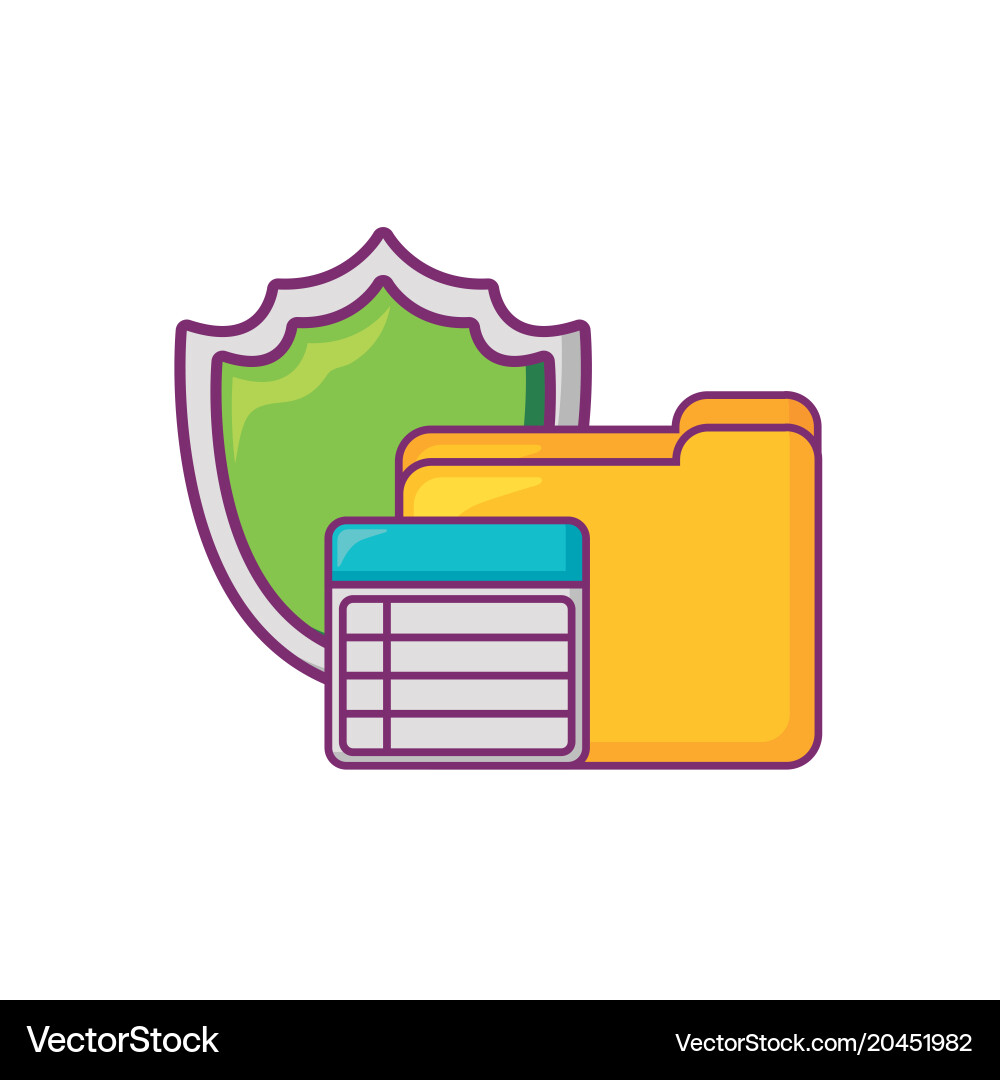 Big data design vector image
