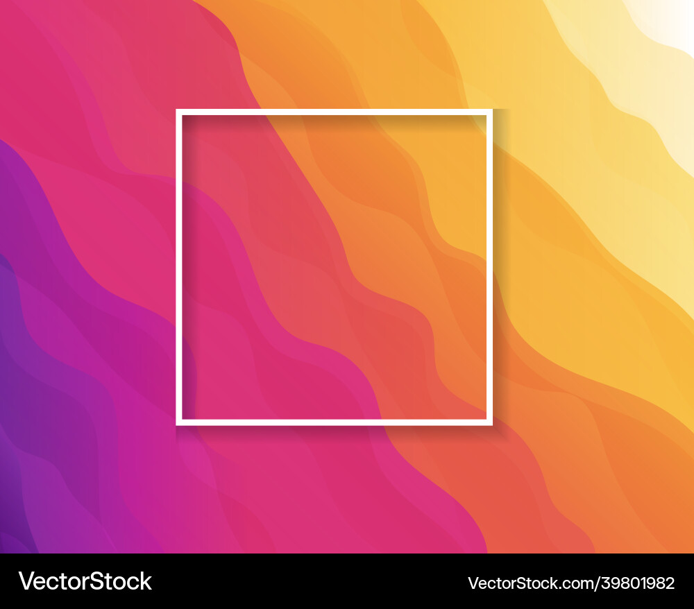 Bright background with line and blur frame vector image