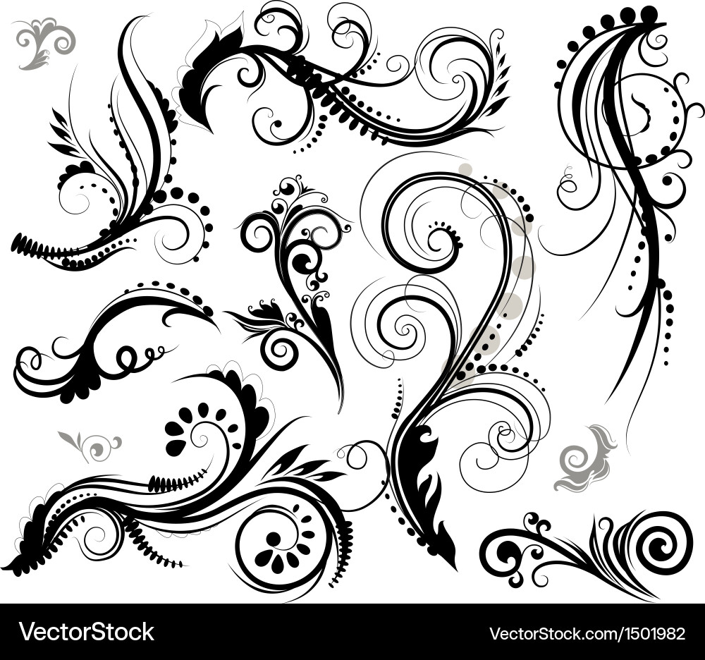Design elements Vector Image