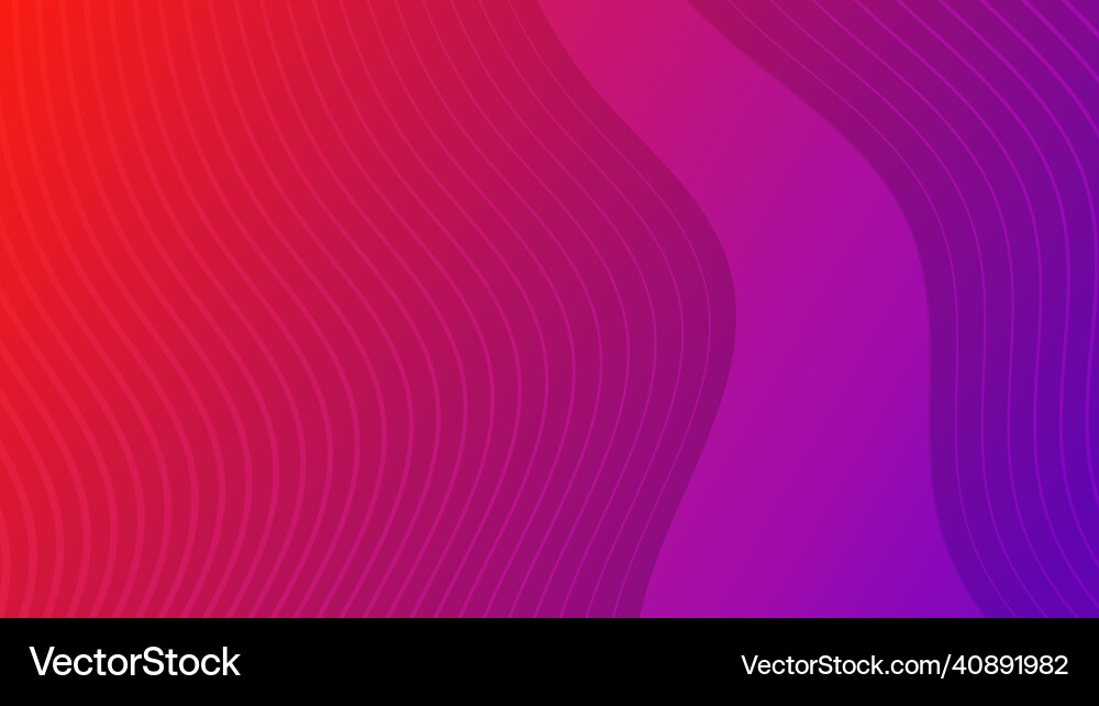 Modern colorful gradient background with wave Modern colorful gradient background with wave vector image