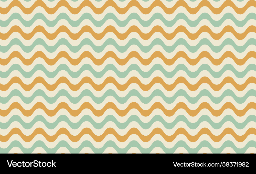 Retro Wave Pattern Vector Image