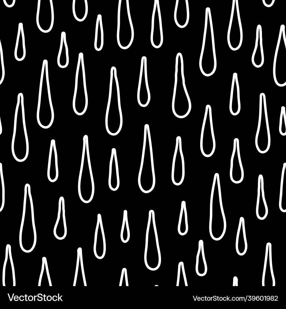 Seamless pattern with rain drops Seamless pattern with rain drops vector image