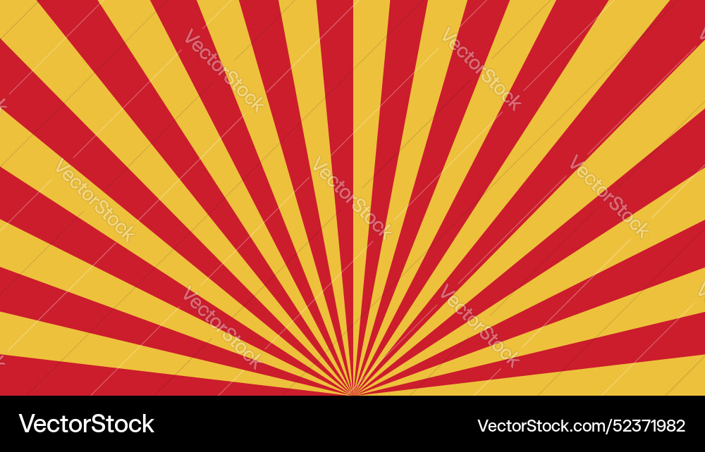 Sunbrust abstract background design rays vector image