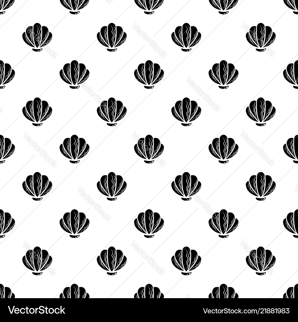 Beautiful shell icon simple style Vector Image