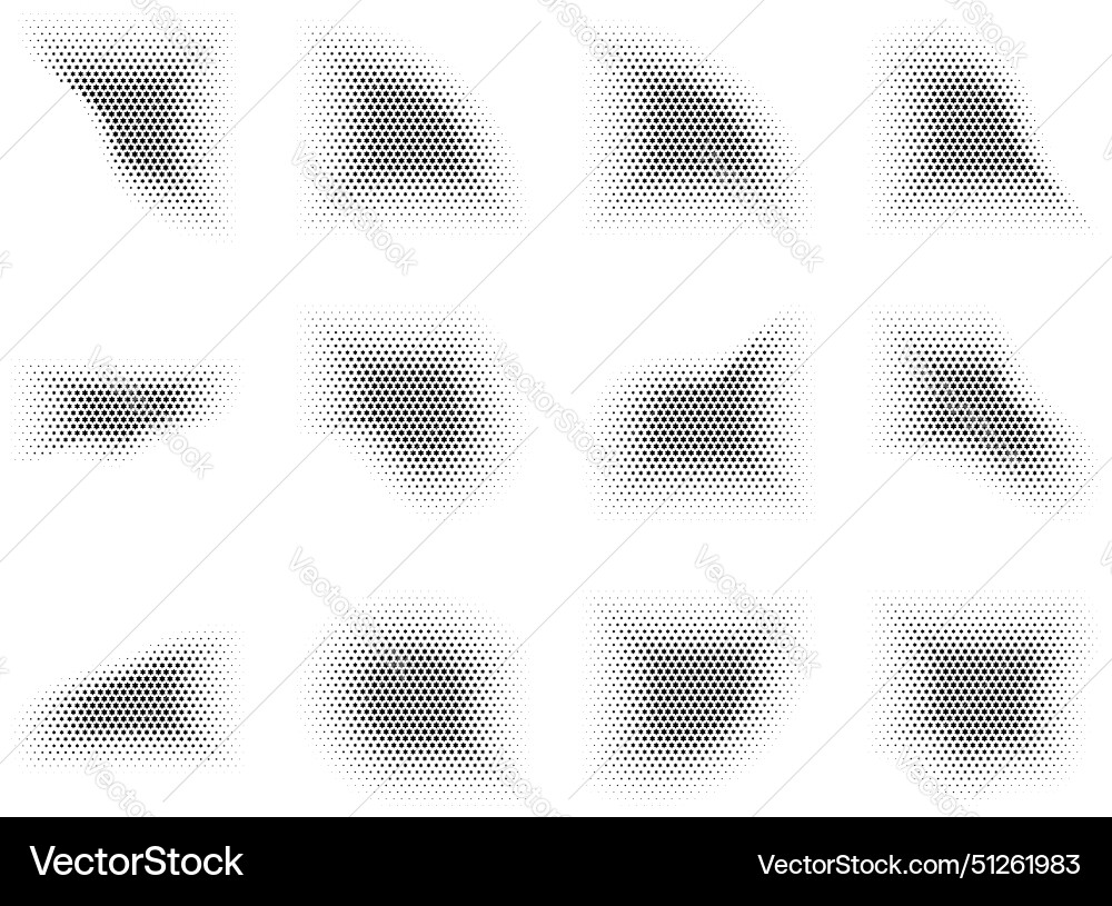 Halftone star pattern reprographic technique Halftone star pattern reprographic technique vector image