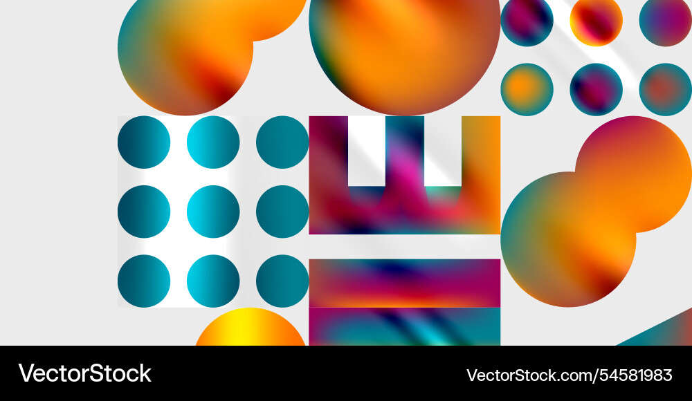 Triangles circles squares rectangles design Triangles circles squares rectangles design Vector Image