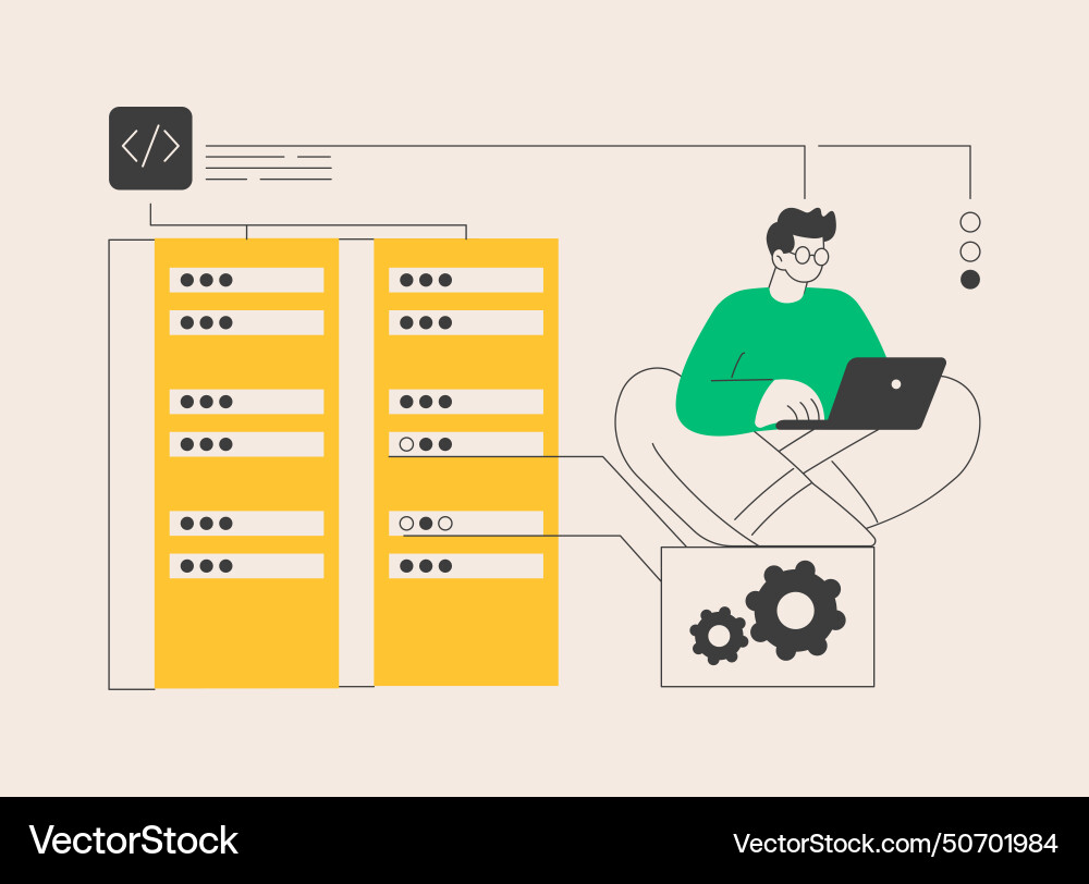 Big data applications abstract concept vector image