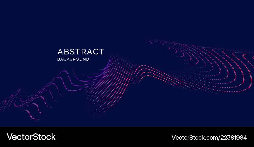 Dynamic Colored Particle Background vector image