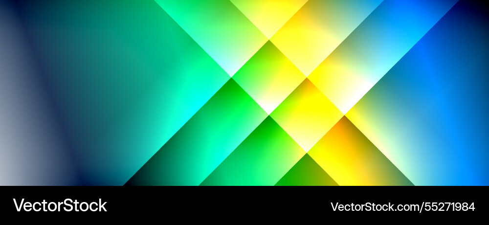 Dynamic shadow lines with gradient colors vector image