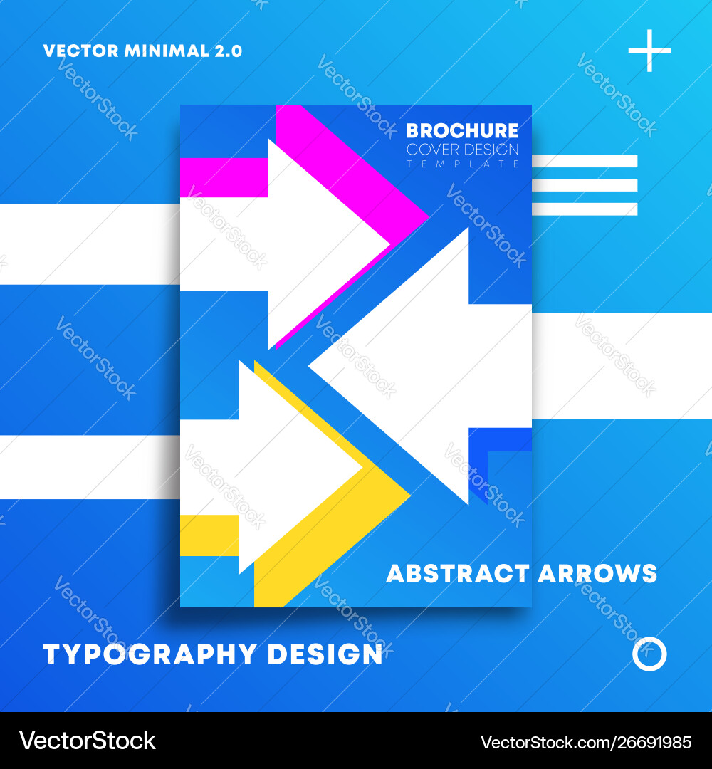 Abstract Arrow Background vector image