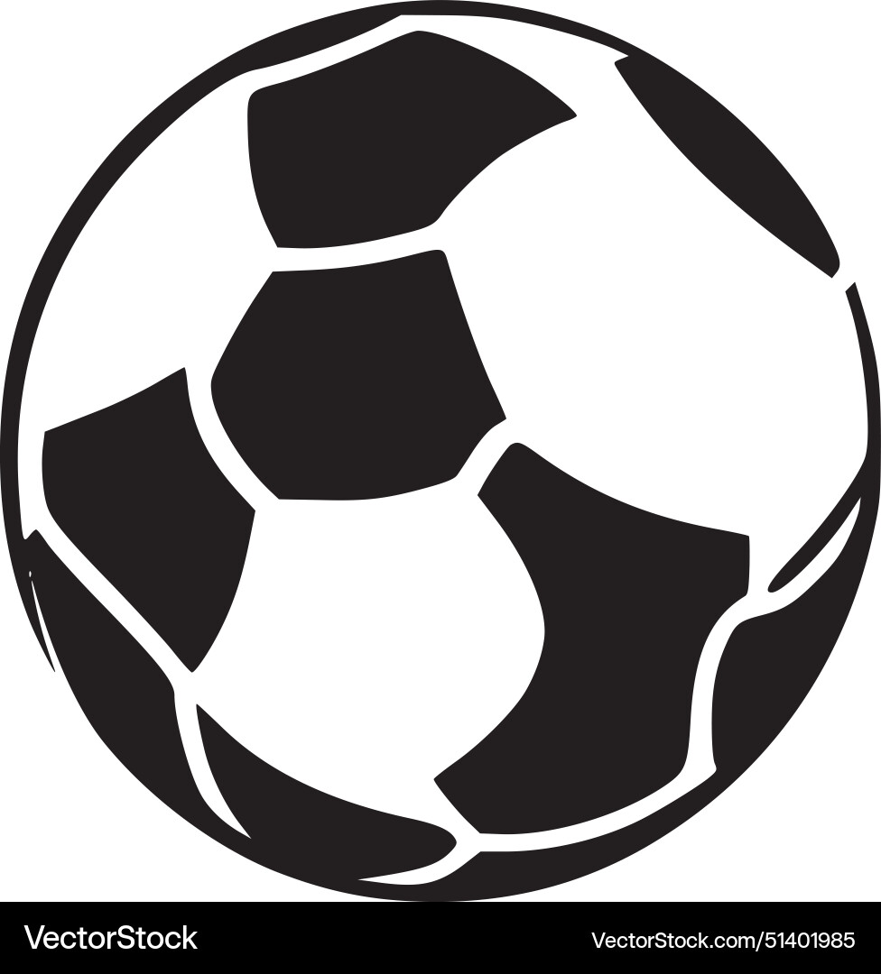 Fußball - schwarz und weiß isoliert Ikone Fußball - schwarz und weiß isoliert Ikone vektorbild