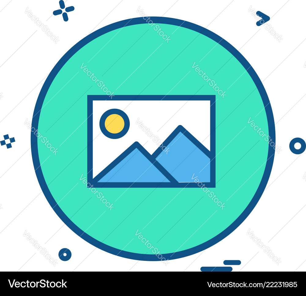 Gellery basic ui icon design Gellery basic ui icon design Vector Image