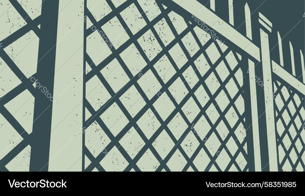 Geometric Lattice Pattern Vector Image
