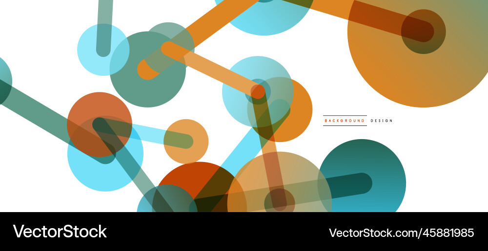 Network concept abstract background dots Vector Image