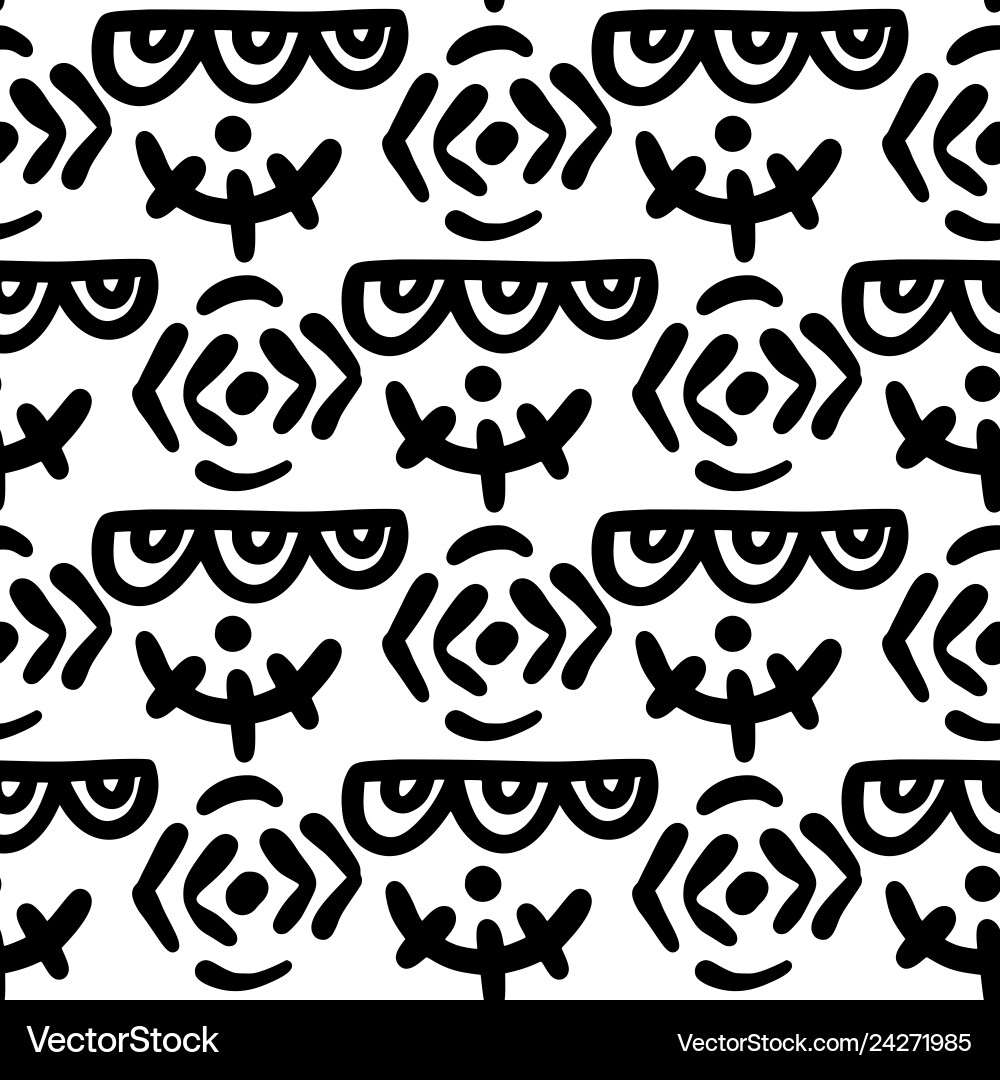 Seamless aztec pattern Seamless aztec pattern vector image