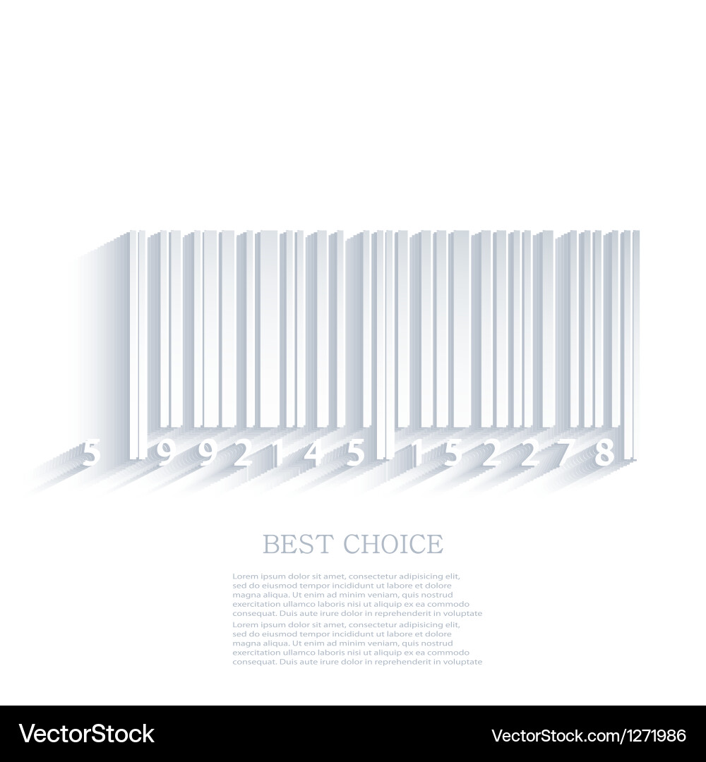 Bar code background eps10 vector image