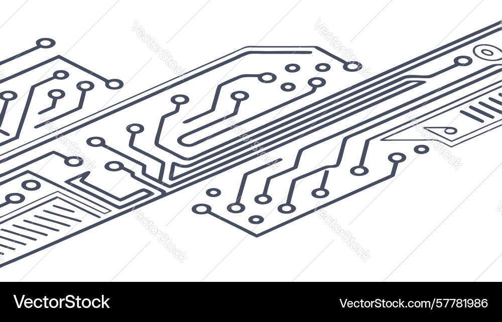 Cyclical tech process continuous innovation flow vector image
