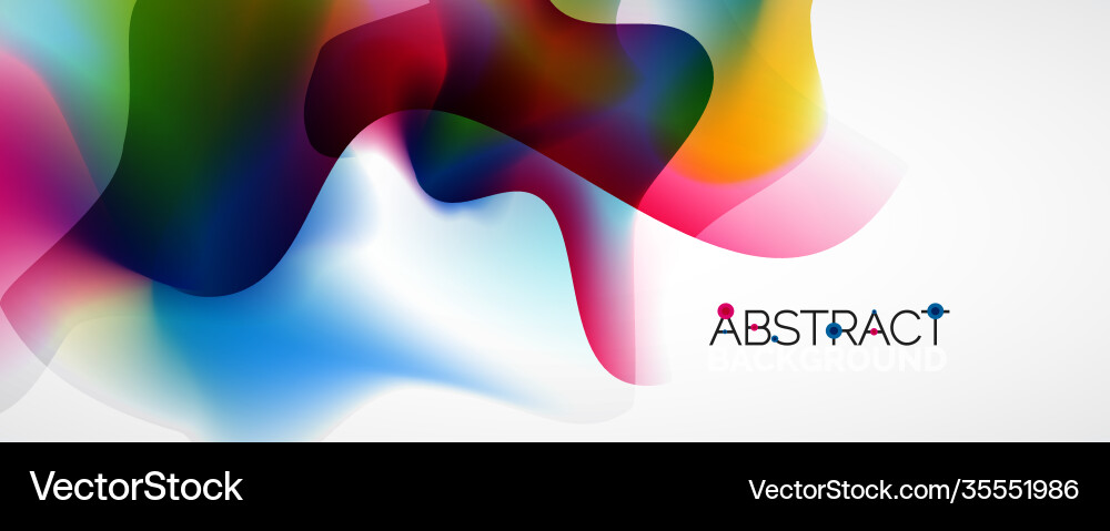 Fluid color gradient abstract background trendy Fluid color gradient abstract background trendy vector image
