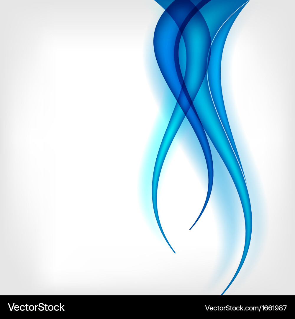 Abstract colored wave on background Vector Image