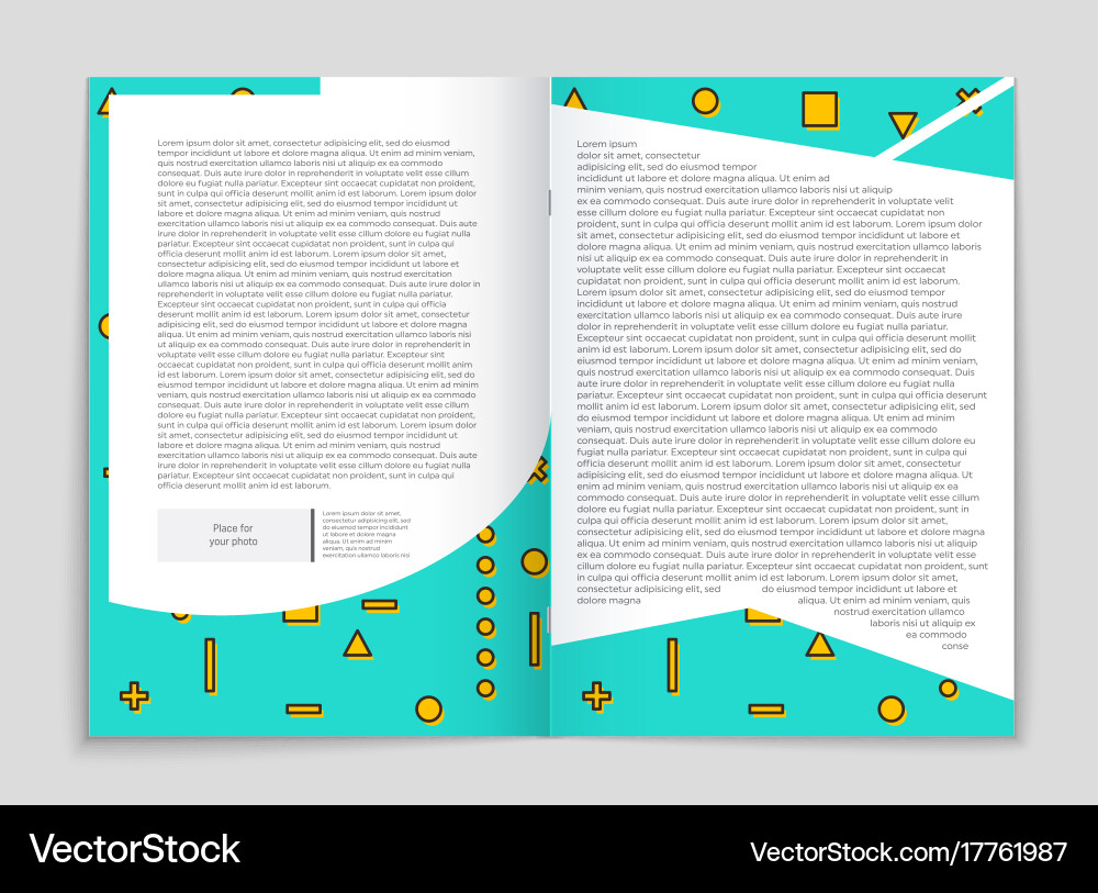Abstract layout background set for art vector image