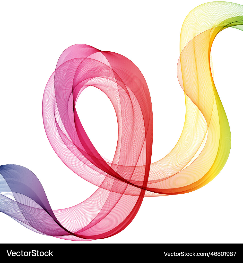 Color wave pattern background abstract li Color wave pattern background abstract li Vector Image