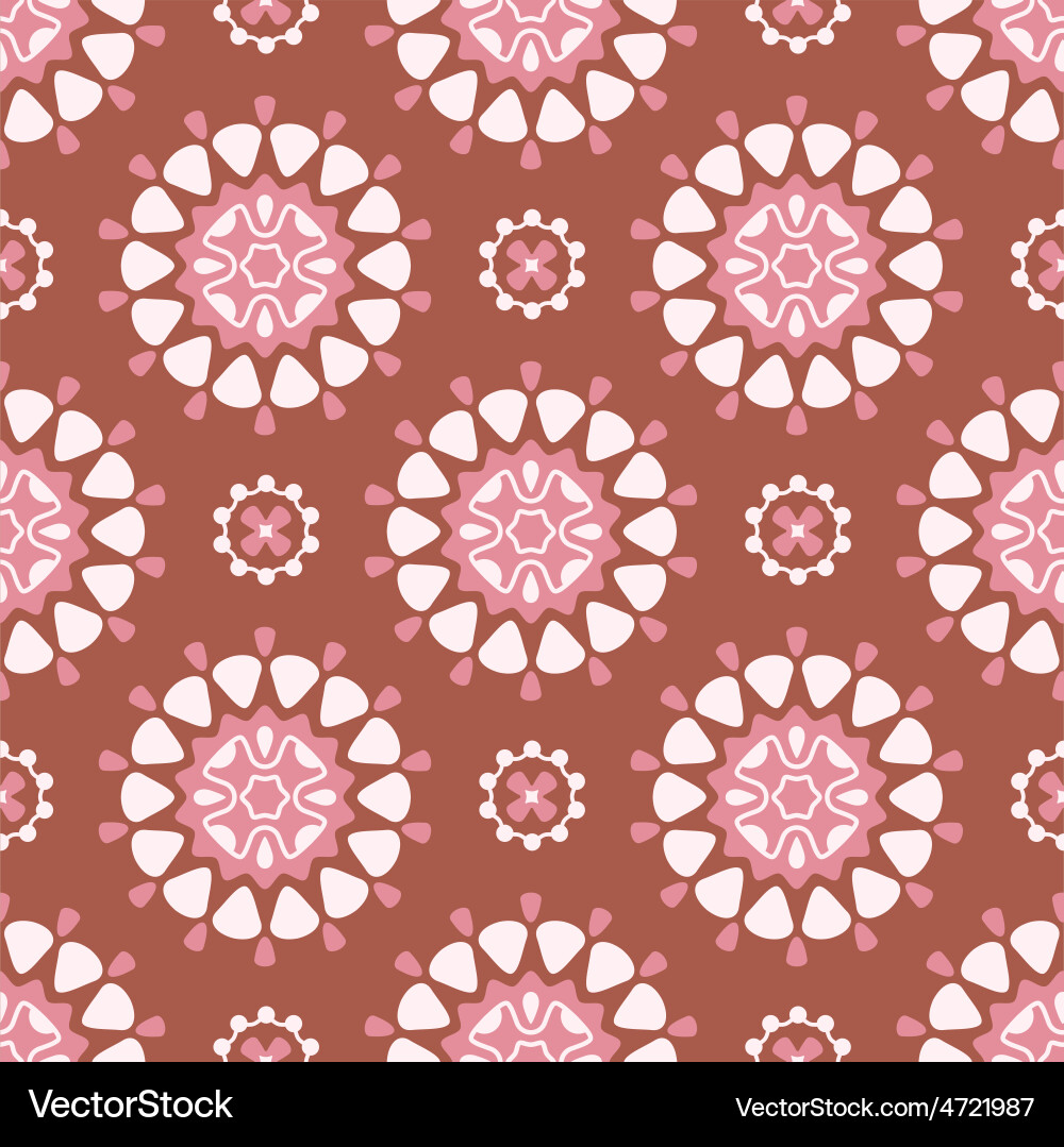 Retro Circle Pattern Vector Image