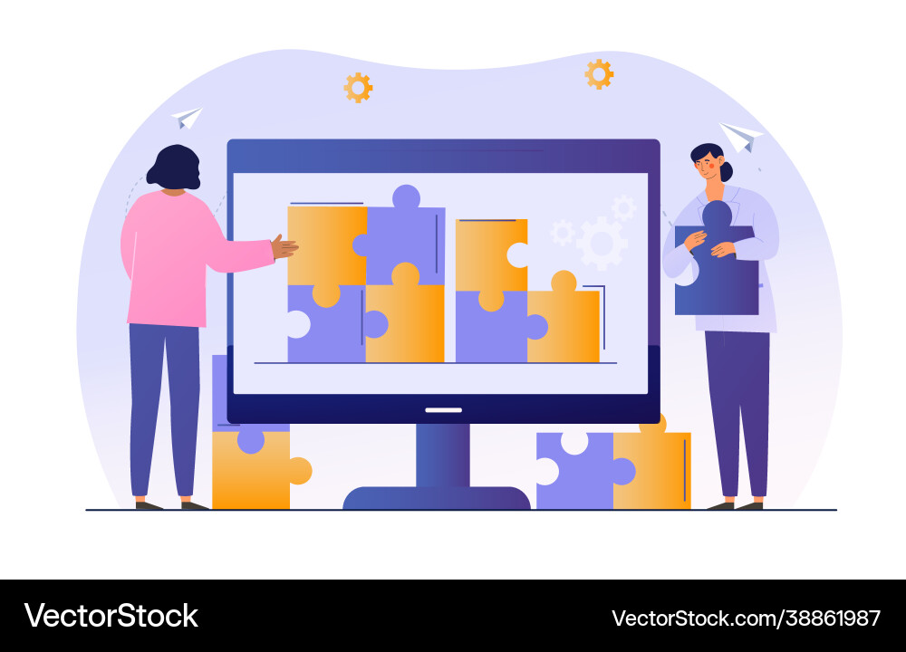Technical support solve problem on remote device Technical support solve problem on remote device vector image