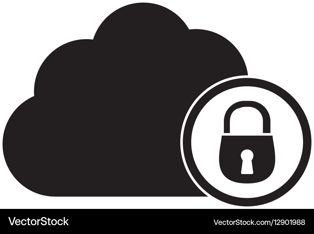 Database optimization and tuning lock image Vector Image