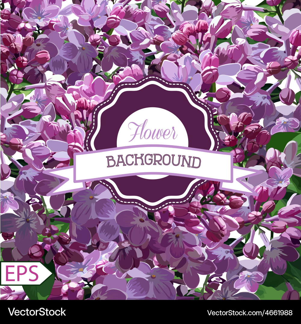 Spring pattern for the design of flowers Vector Image