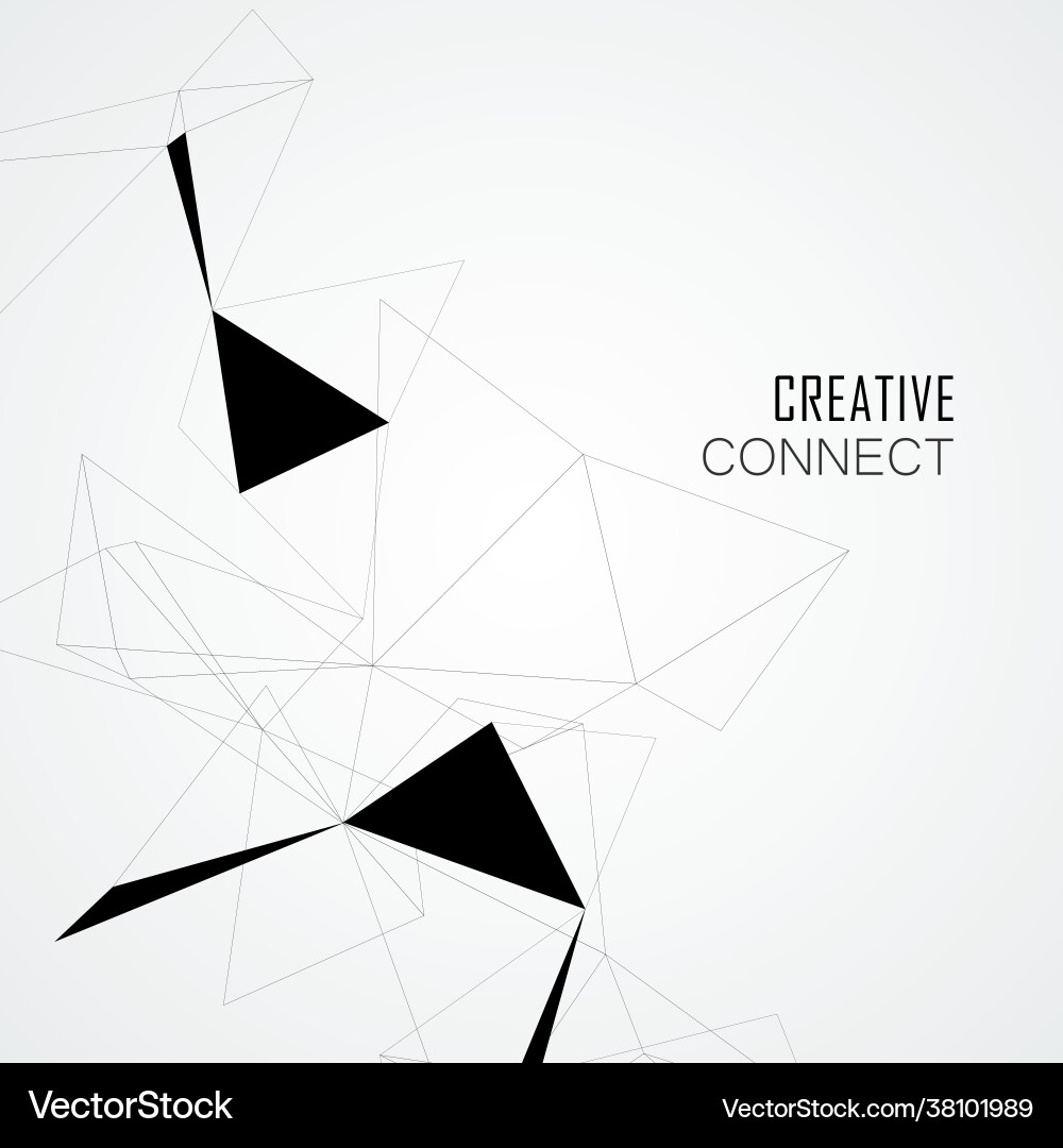 Abstract polygonal background with connecting dots Abstract polygonal background with connecting dots vector image