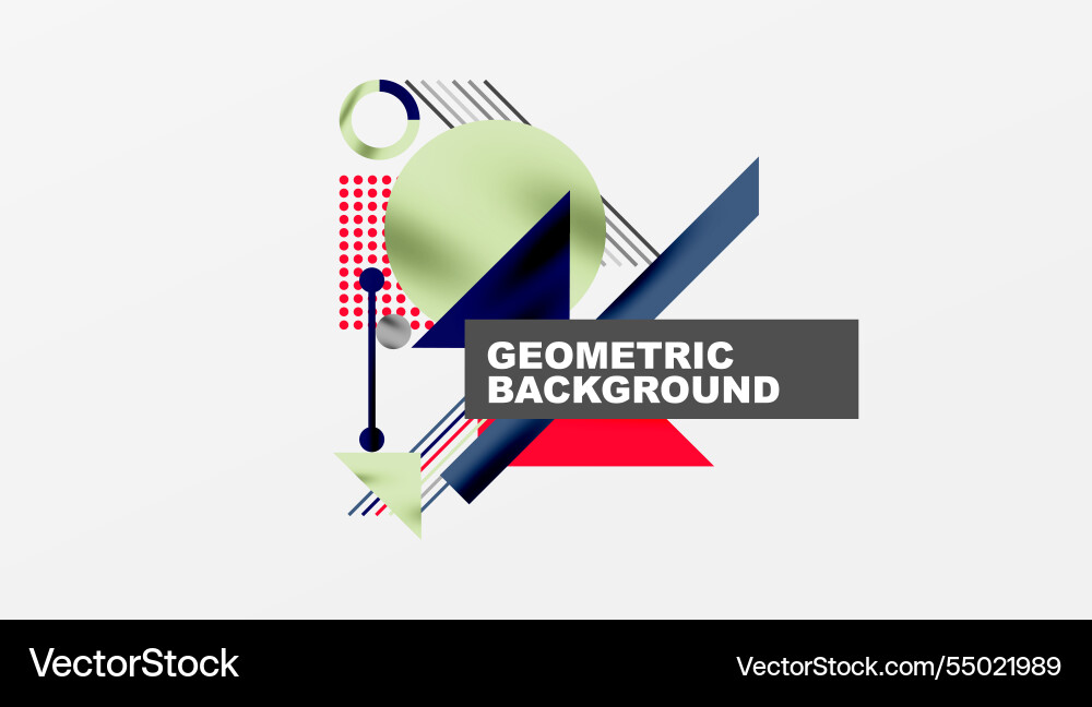 Geometric background showcasing sharp lines Vector Image
