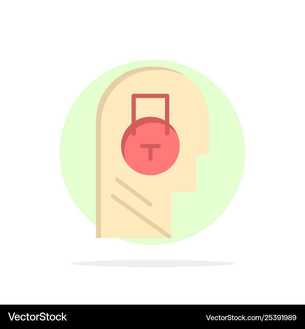 Lock secure message data user abstract circle Lock secure message data user abstract circle vector image