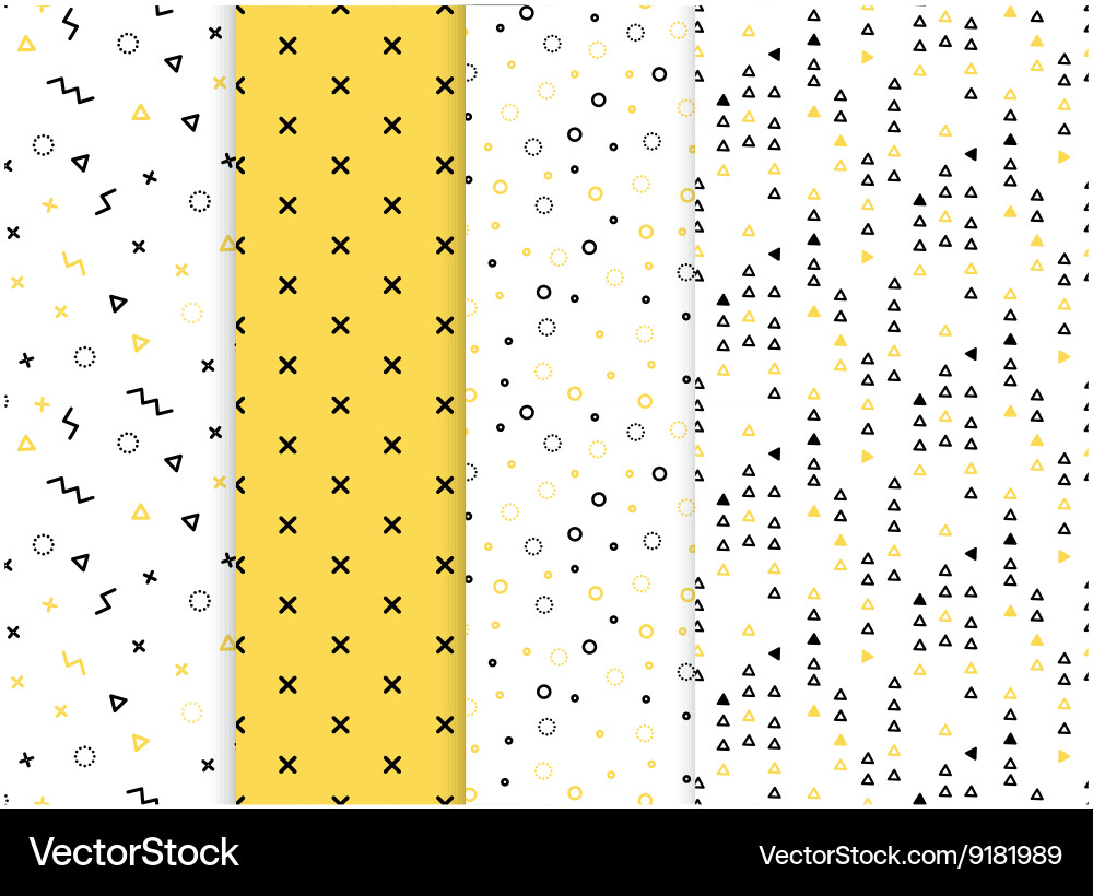 Modern patterns for prints vector image