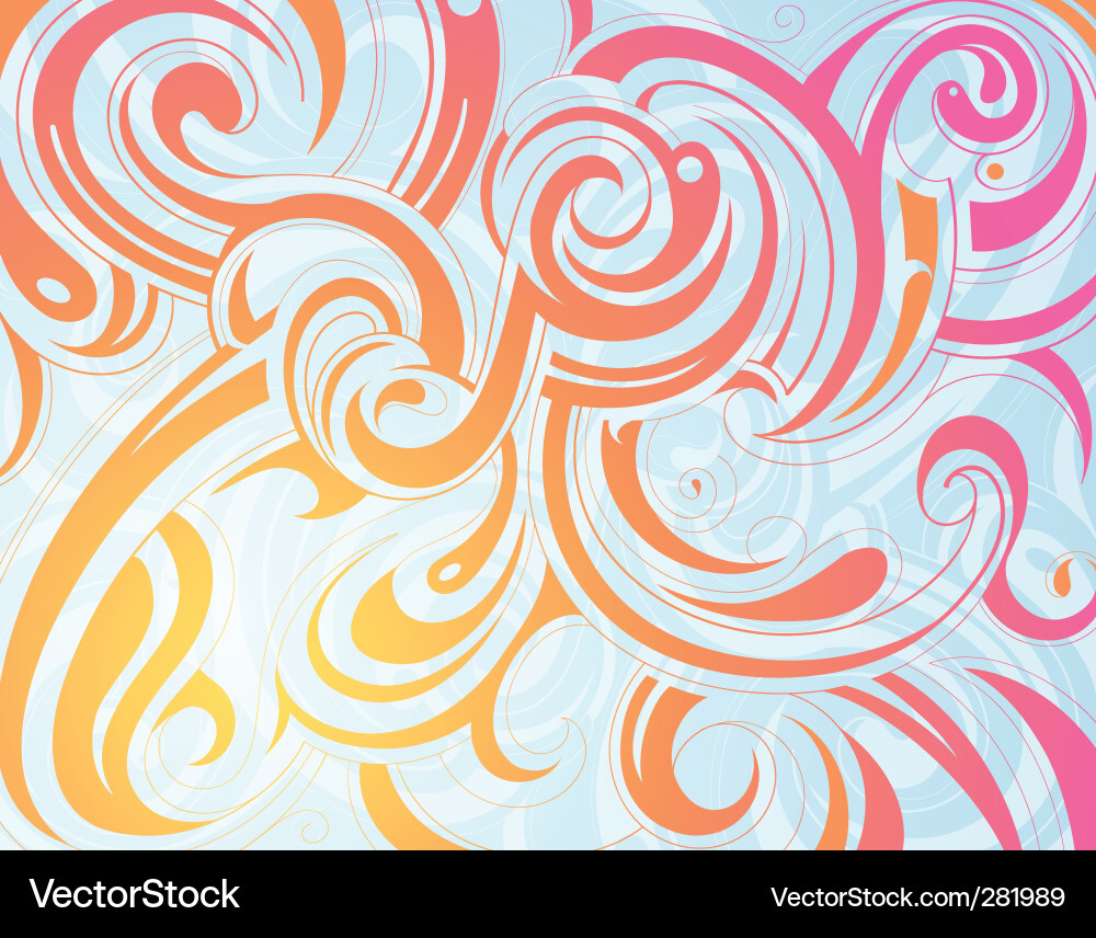 Swirl Pattern Background vector image