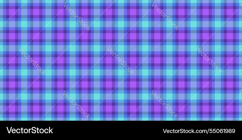 Vibrant Pastell Plaid Muster in Teal lila Vibrant Pastell Plaid Muster in Teal lila vektorbild