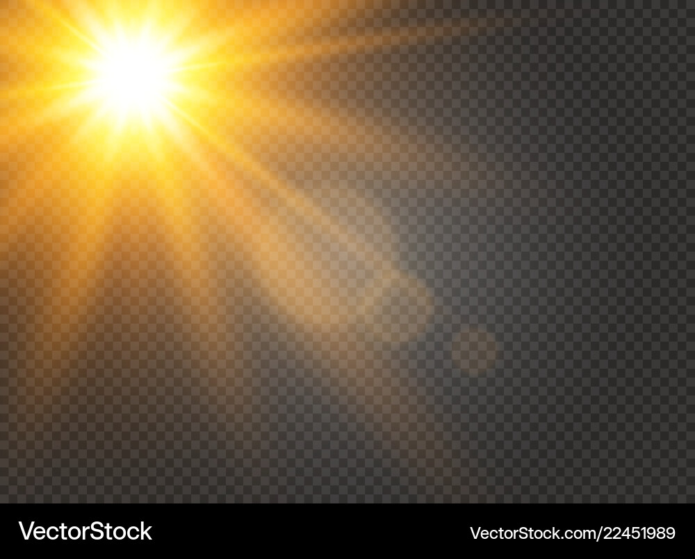 Weißes Sonnenlicht Licht Weißes Sonnenlicht Licht vektorbild