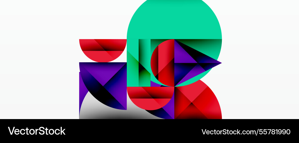 Abstract geometric design with intersecting Abstract geometric design with intersecting Vector Image