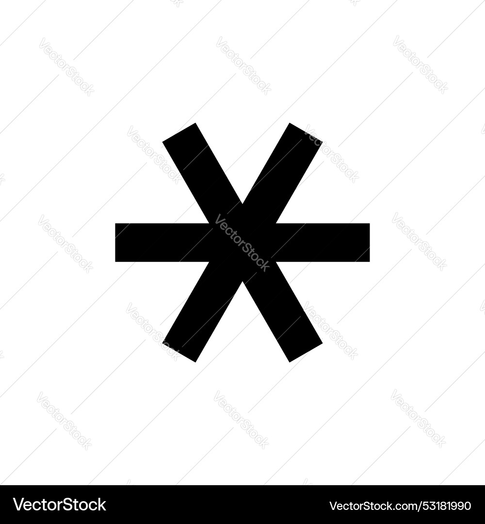 Asterisk icon set password or passcode Asterisk icon set password or passcode vector image