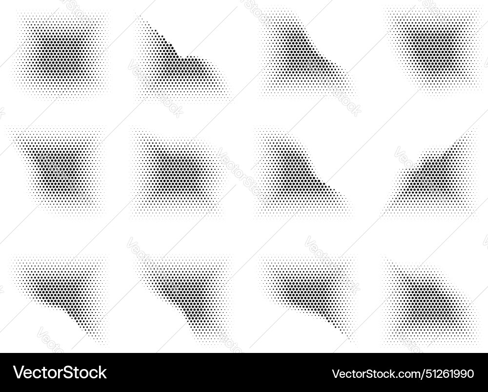 Halftone star pattern reprographic technique Halftone star pattern reprographic technique vector image