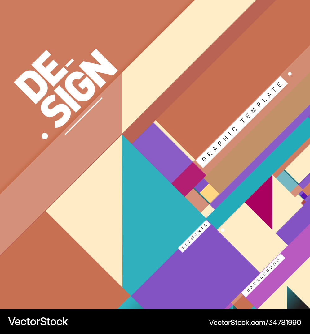 Modern colorful background material design Vector Image