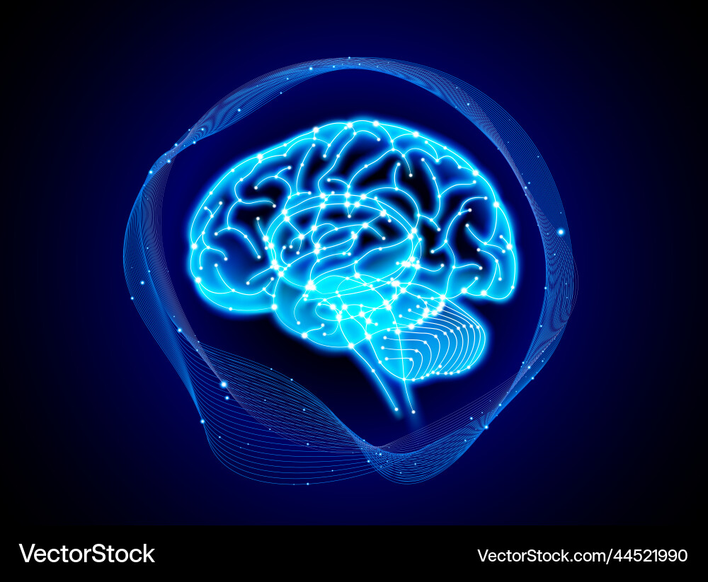 Technology and science of a network Technology and science of a network vector image