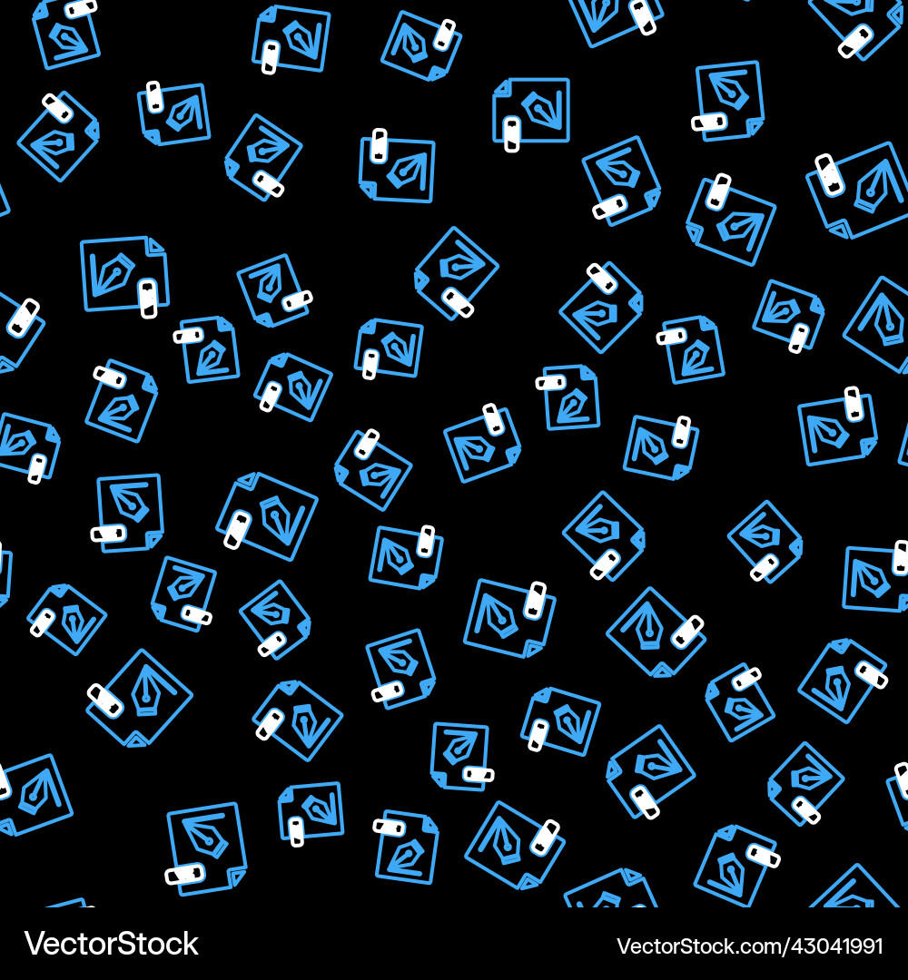 Line ai file document download button icon Line ai file document download button icon vector image